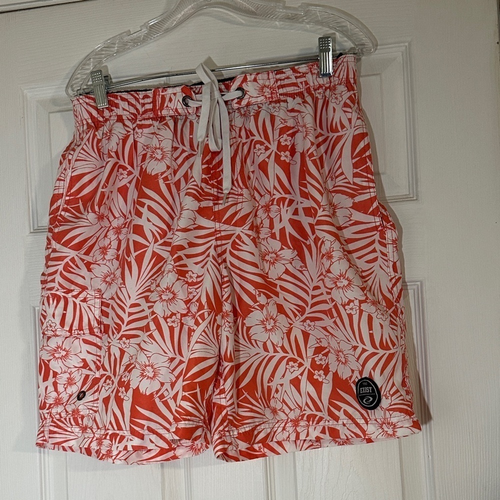 Men’s Exist swim trunks.